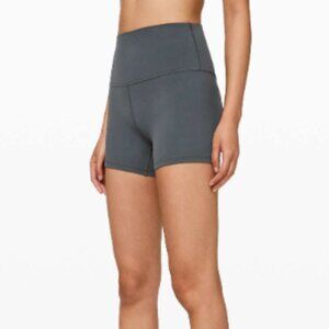 Lululemon Align Short 4" in Melanite Gray 8